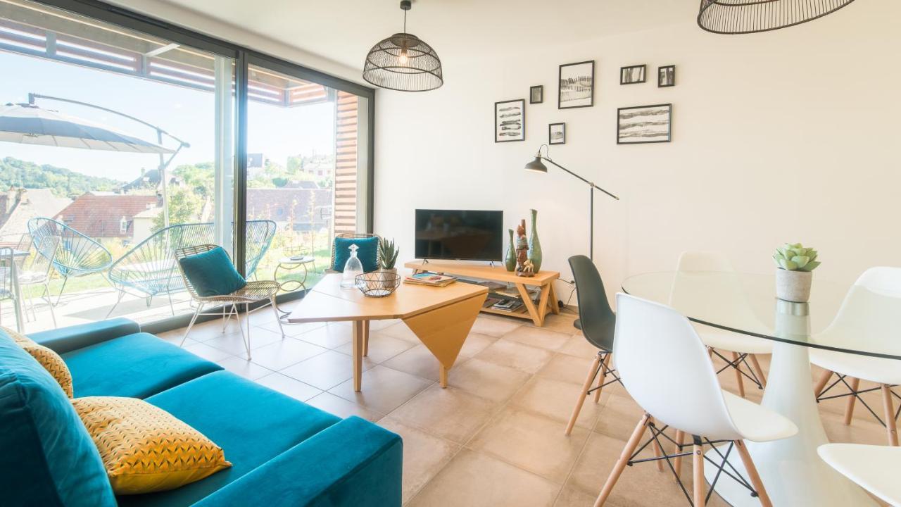 Open Sun Avec Jacuzzi Privatif Et Parking Prive Apartment Sarlat-la-Canéda Exterior photo